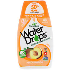 Wisdom Natural SweetLeaf Water Drops Delicious Stevia Water Enhancer Peach Mango