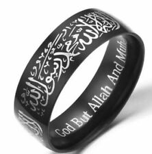 Brand new Muslim Islamic Black shahada Ring Size 11 unisex