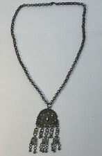 Vintage Antique Early Islamic Necklace Yemen Silver Very Old Very Unique Chain