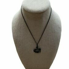 Arabic Muslim Pendant Necklace Black