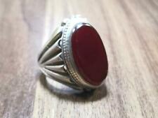 Big Dark Red Mens Aqeeq Rings Big Yemeni Aqeeq Ring Yameni Aqeeq Akik Mens